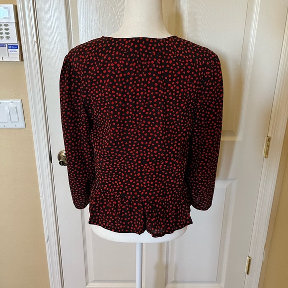From Future Black and Red Silk Blouse/ Top - Picture 5 of 10